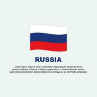 Russia Flag Background Design Template. Russia Independence Day Banner Social Media Post. Russia Background vector