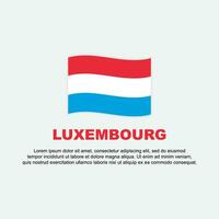 Luxembourg Flag Background Design Template. Luxembourg Independence Day Banner Social Media Post. Luxembourg Background vector