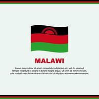 Malawi Flag Background Design Template. Malawi Independence Day Banner Social Media Post. Malawi Design vector