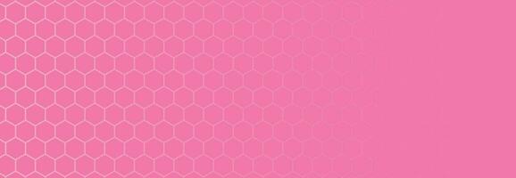 Pink hexagonal honeycomb mesh pattern with text space vector