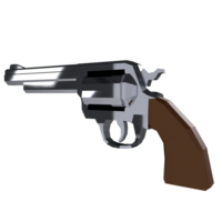 a revolver on a transparent background png