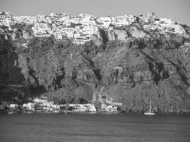 the island of santorini photo