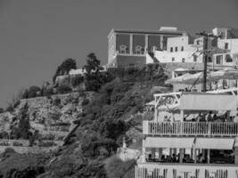 isla de santorini en grecia foto