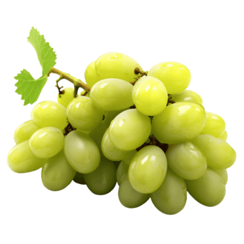 Grape PNG isolated green Grape a yellow Grape bunch transparent background, AI Generative