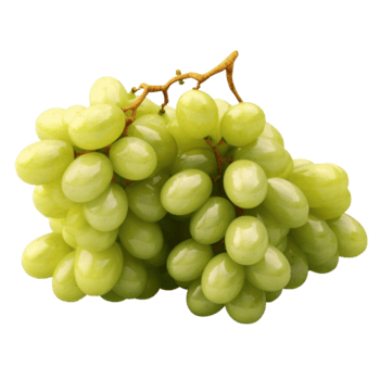 Grape PNG isolated green Grape a yellow Grape bunch transparent background, AI Generative