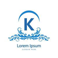 letter calligraphic Minimal monogram emblem style vector logo