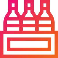 Wine Box Vector Icon Design Illustration