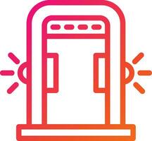 Body Scanner Vector Icon Design Illustration