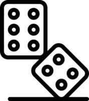 Dice Vector Icon Design Illustration