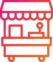 Stall Vector Icon Design Illustration