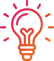 Light bulb Vector Icon Design Illustration