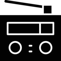 Radio Vector Icon Design Illustration