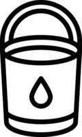 Bucket Vector Icon Design Illustration