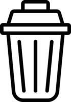 Trash Vector Icon Design Illustration