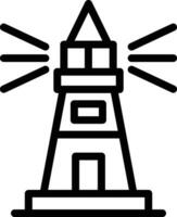 Lighthouse Vector Icon Design Illustration