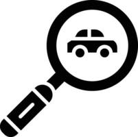 Car services search Vector Icon Design Illustration