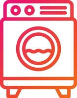 Washing Machine Vector Icon Design Illustration