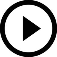 Play Button Vector Icon Design Illustration