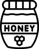 Honey Jar Vector Icon Design Illustration