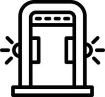 Body Scanner Vector Icon Design Illustration