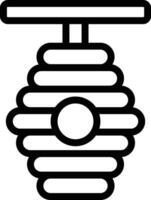 Beehive Vector Icon Design Illustration