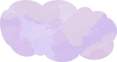 handgetekende wolk png