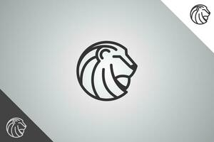 Lion modern logotype and symbol. Perfect logo for business related to animal, pet and veterinary. Isolated on background. Vector eps 10.