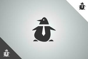 pinguin moderno logotipo y símbolo. Perfecto logo para negocio relacionado a animal, mascota y veterinario. aislado en antecedentes. vector eps 10