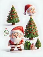 Santa Claus on background photo