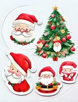 Santa Claus on background photo