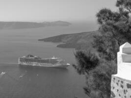 la isla de santorín foto