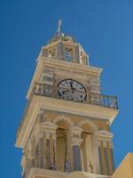 the island of santorin photo