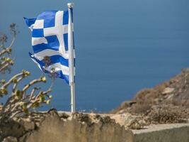 the greek island of santorini photo