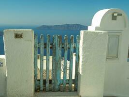 the greek island of santorini photo