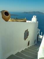 the greek island of santorini photo