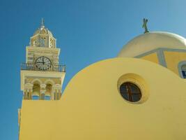 la isla griega santorini foto