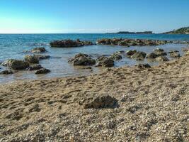 katakolon beach in greece photo