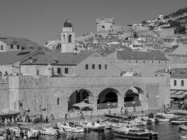 dubrovnik city in croatia photo