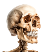 skull human body Generative Ai png