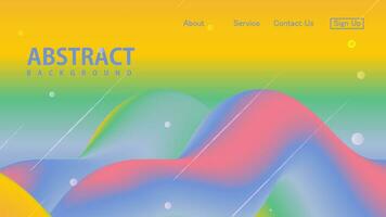 Abstract geometric background in Vector. Modern design. Templates for landing page. vector