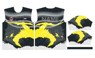 football soccer jersey design for sublimation vector