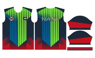 fútbol americano fútbol jersey diseño para sublimación vector