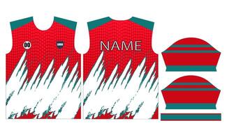 football soccer jersey design for sublimation vector