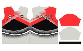 football soccer jersey design for sublimation vector