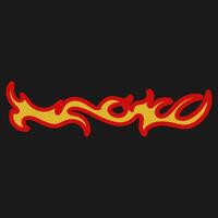 Trending Hand Drawn Vector Flames for Fashion T-Shirts, Hoodies, and streetwear element