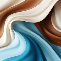 Simple abstract background brown white blue colors. Space for text, surface for design photo