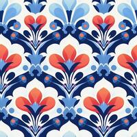 Art deco seamless geometric pattern, arabesque, azulejo. Print for printing on fabric, wrapping paper, scrapbooking photo