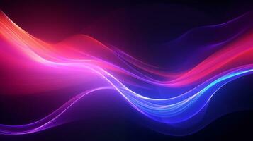 Trendy neon business background. Banner, poster, place for text and design, wallpaper photo