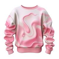 Sweatshirt, jacket, jumper, image of clothing, isolate on a white background, mockup template photo