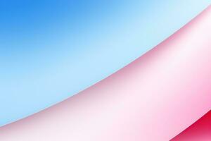 Simple abstract background white pink blue colors. Space for text, surface for design photo